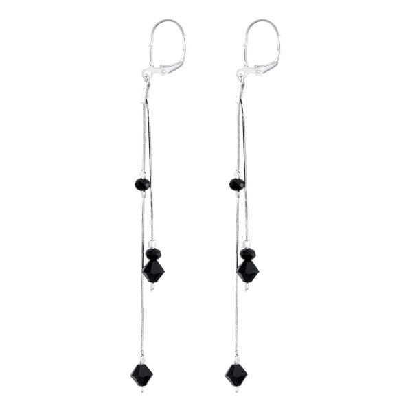 Aretes Cadenas y Chaquiras