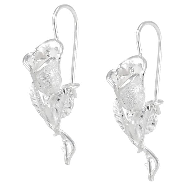 Aretes Rosa Diamantado