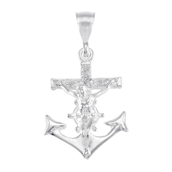 Dije Ancla y Cristo Zirconias