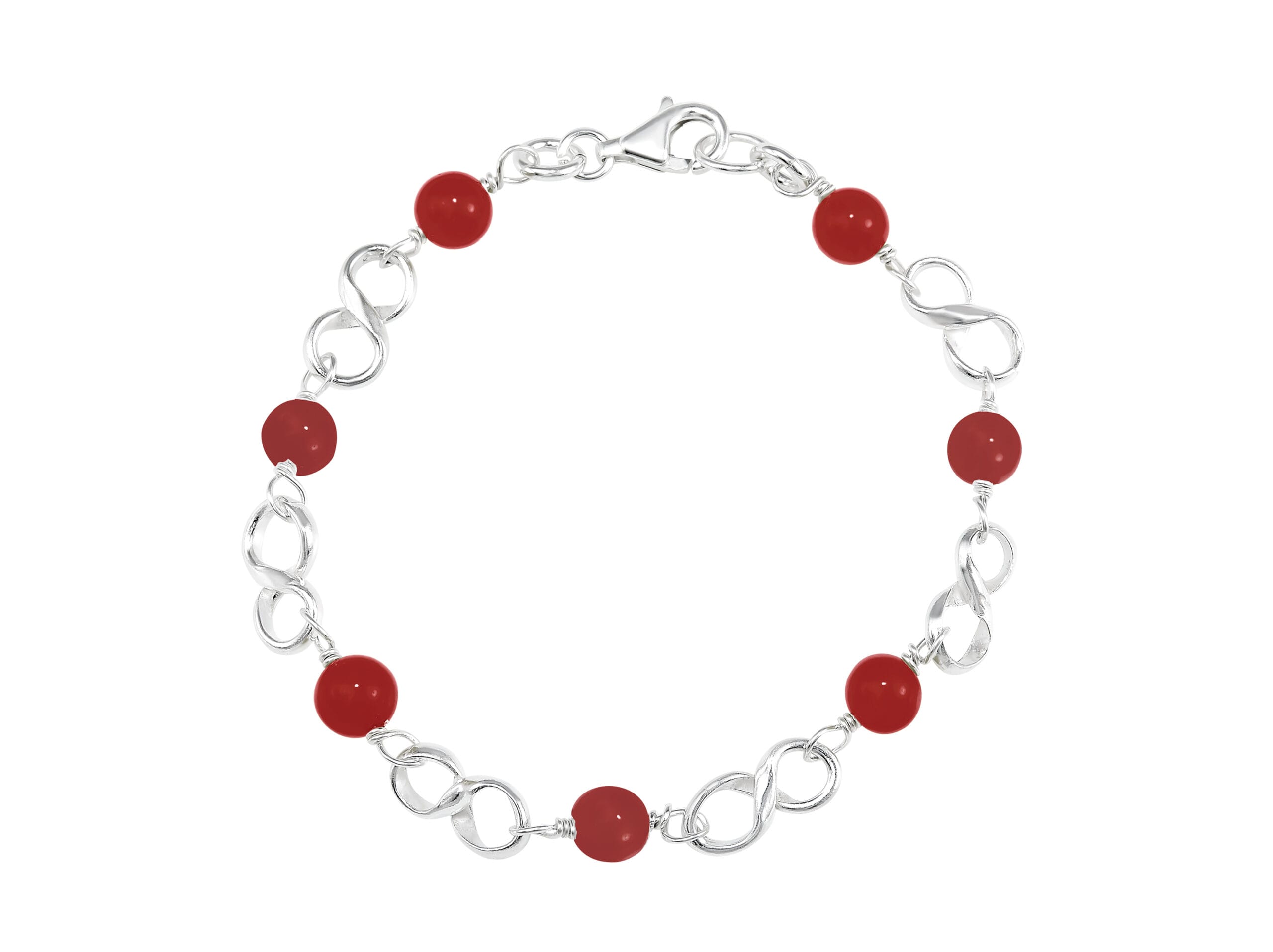 Pulsera Infinito y Jade Rubi - Imagen 2