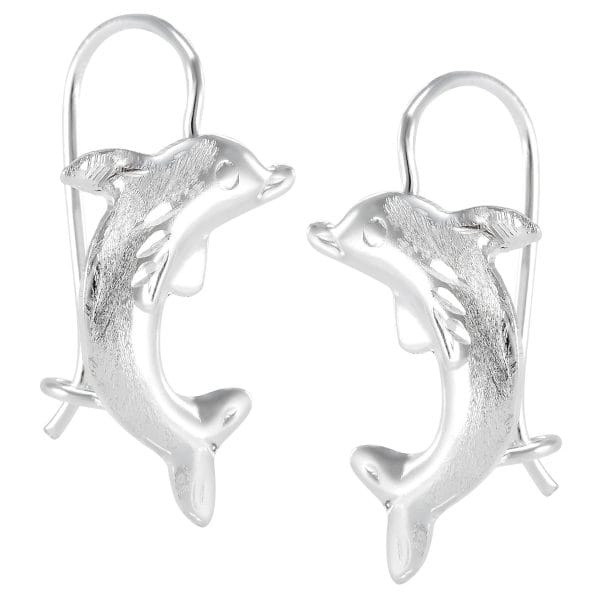 Aretes Delfines Diamantados