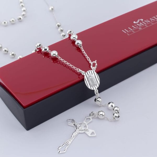 Rosario Bolas Lisas y Facetadas Caballeros