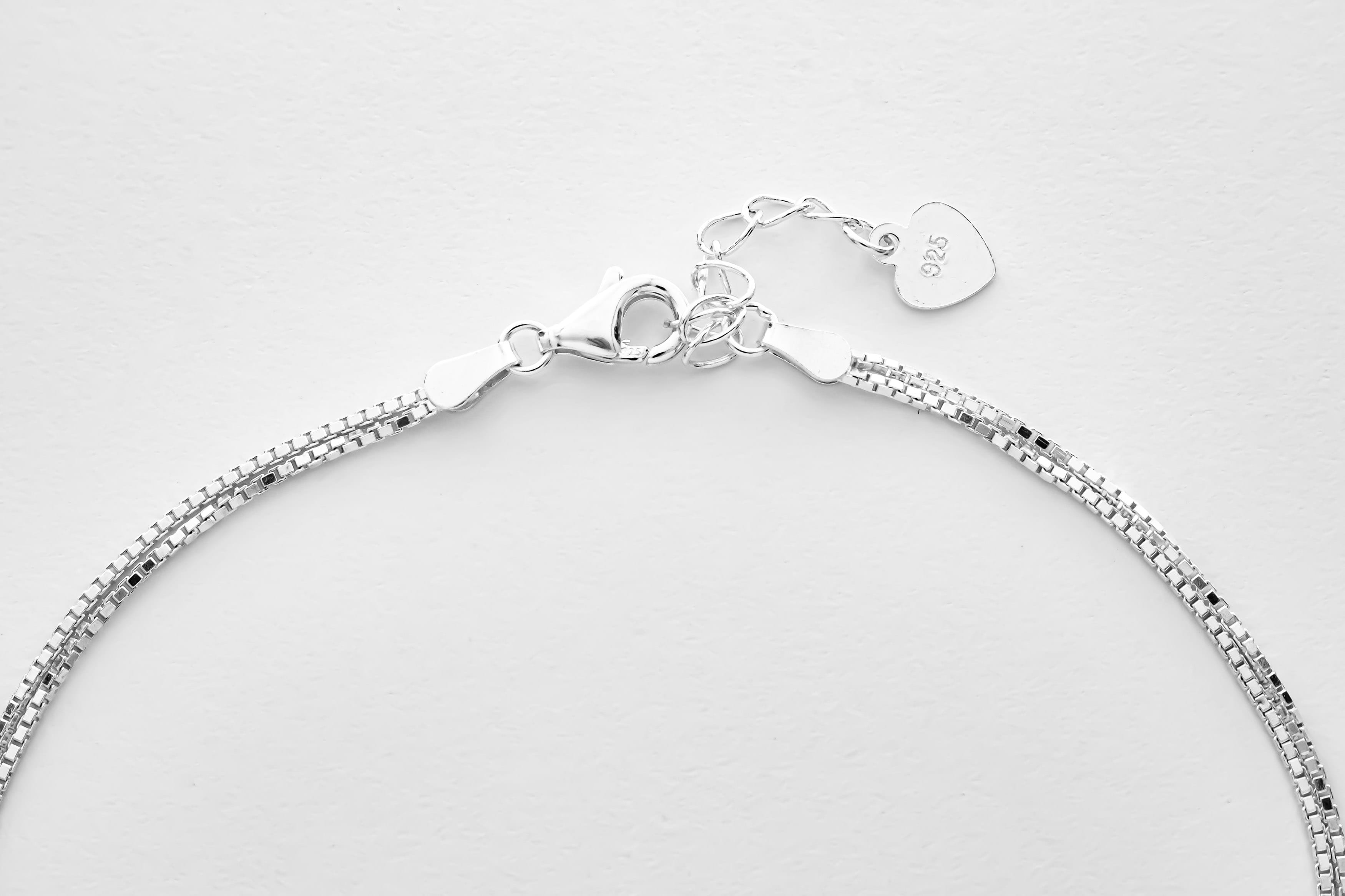 Pulsera Corazon Microzirconia Rosas - Imagen 3