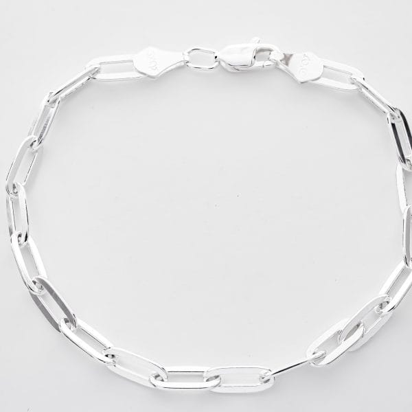 Pulsera Eslabones Lisos Enganchados