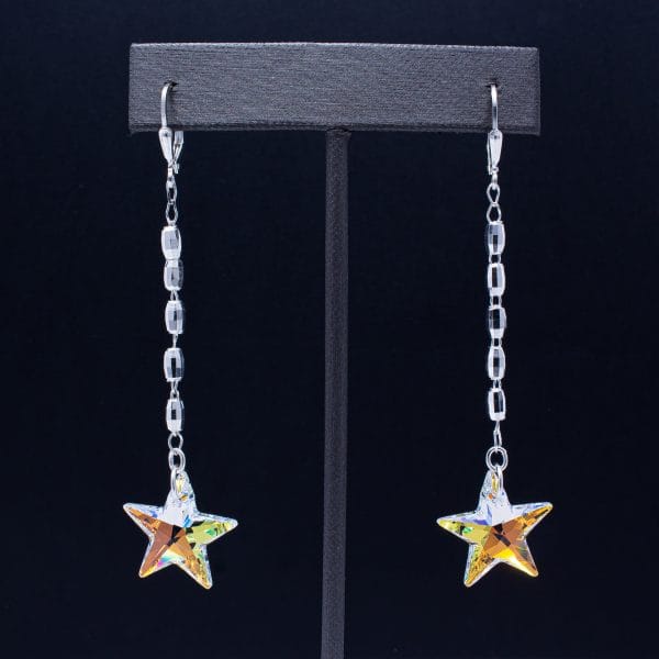 Aretes Estrella Tornasol