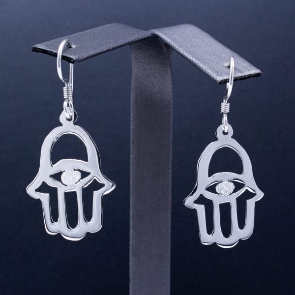 Aretes Mano de Fatima Liso