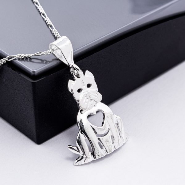 Dije Mono y Corazon Movible Liso