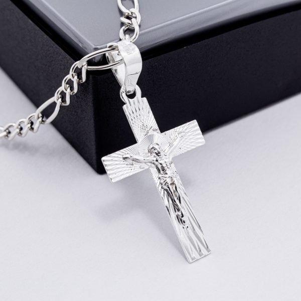 Dije Cruz Con Cristo Diamantado