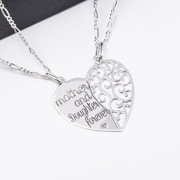 Dije Corazon Mother and Daughter Forever