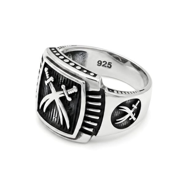Anillo Mascara Romana Placa