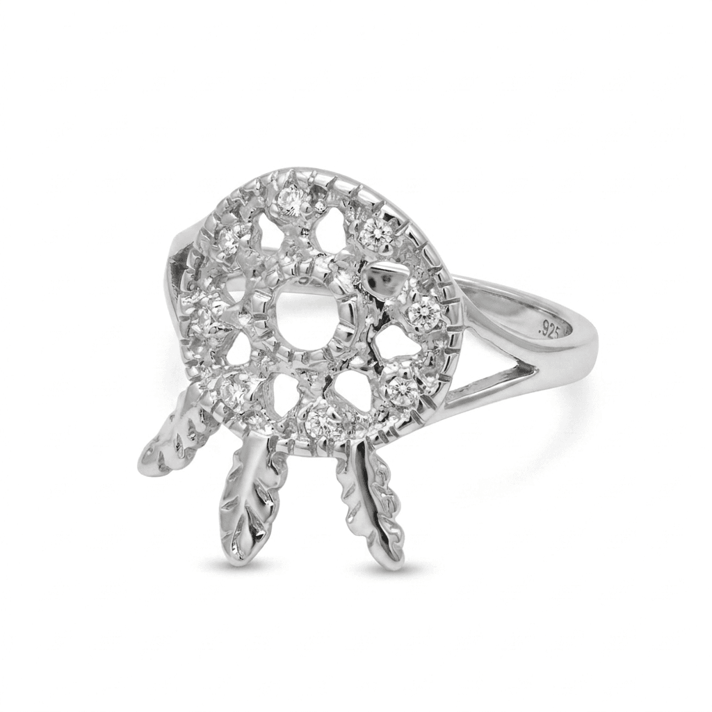 Anillo Atrapasueños Zirconias