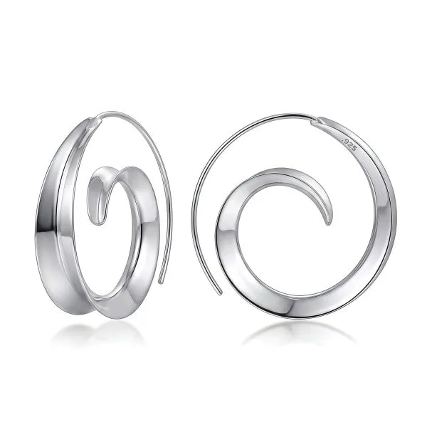 Aretes Donas Enrroscadas Lisas