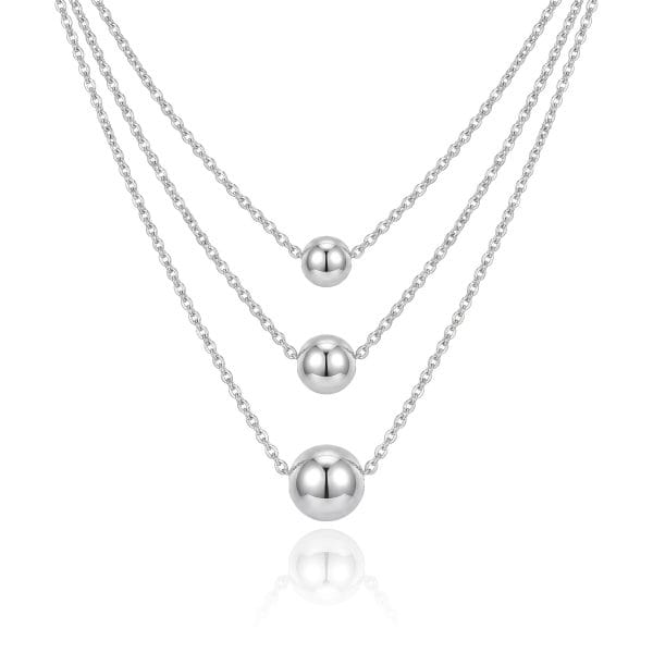 Collar 3 Bolas Lisas