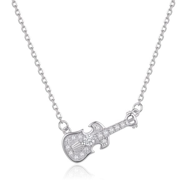 Gargantilla Guitarra Microzirconias