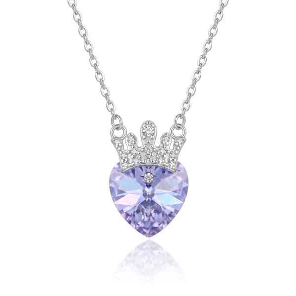 Gargantilla Corazon Corona Zirconia