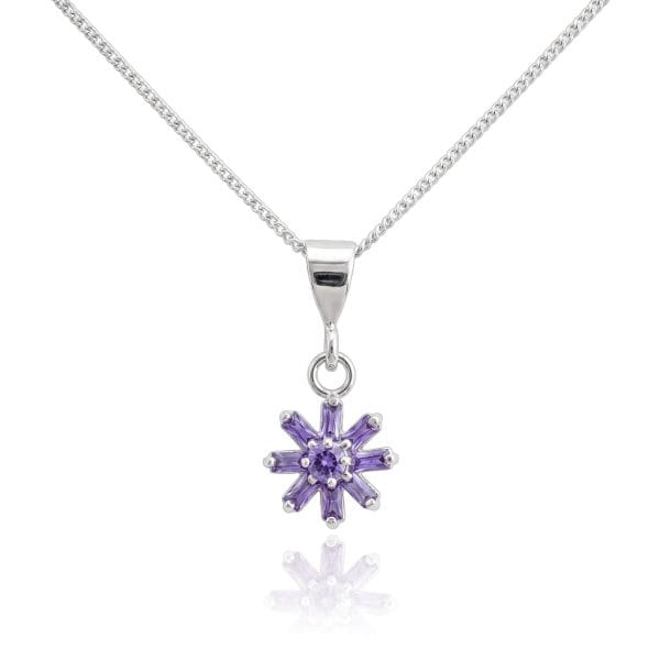 Gargantilla Flor Morada