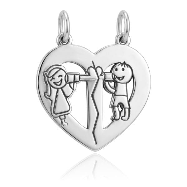 Dije Corazon Liso Novios