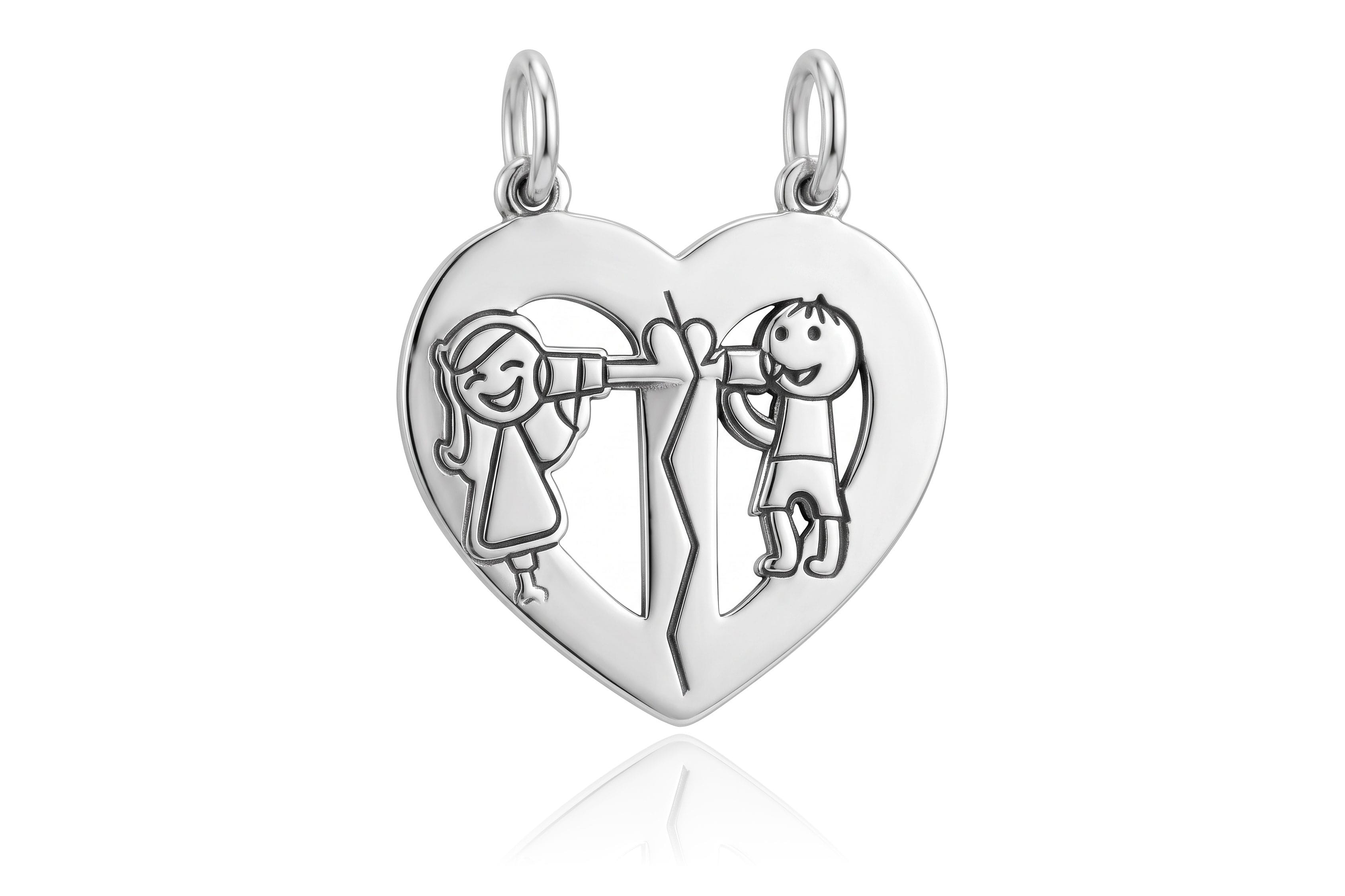 Dije Corazon Liso Novios