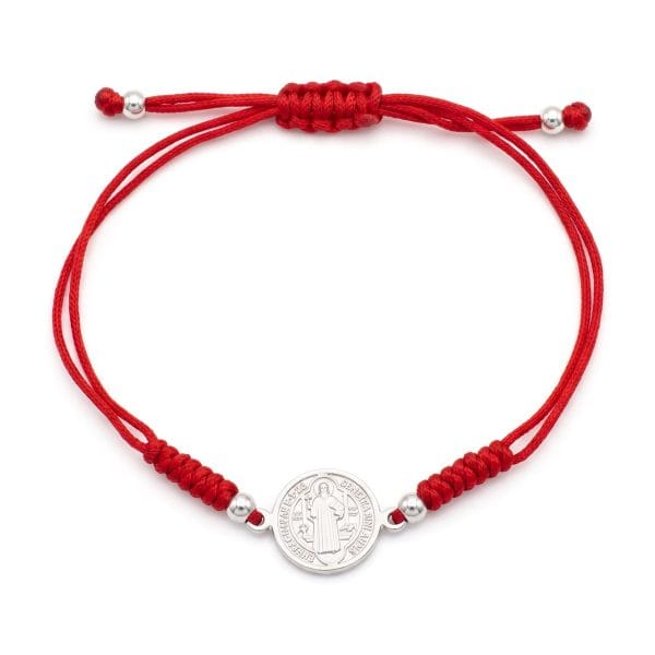 Pulsera San Benito Hilo Rojo Niño