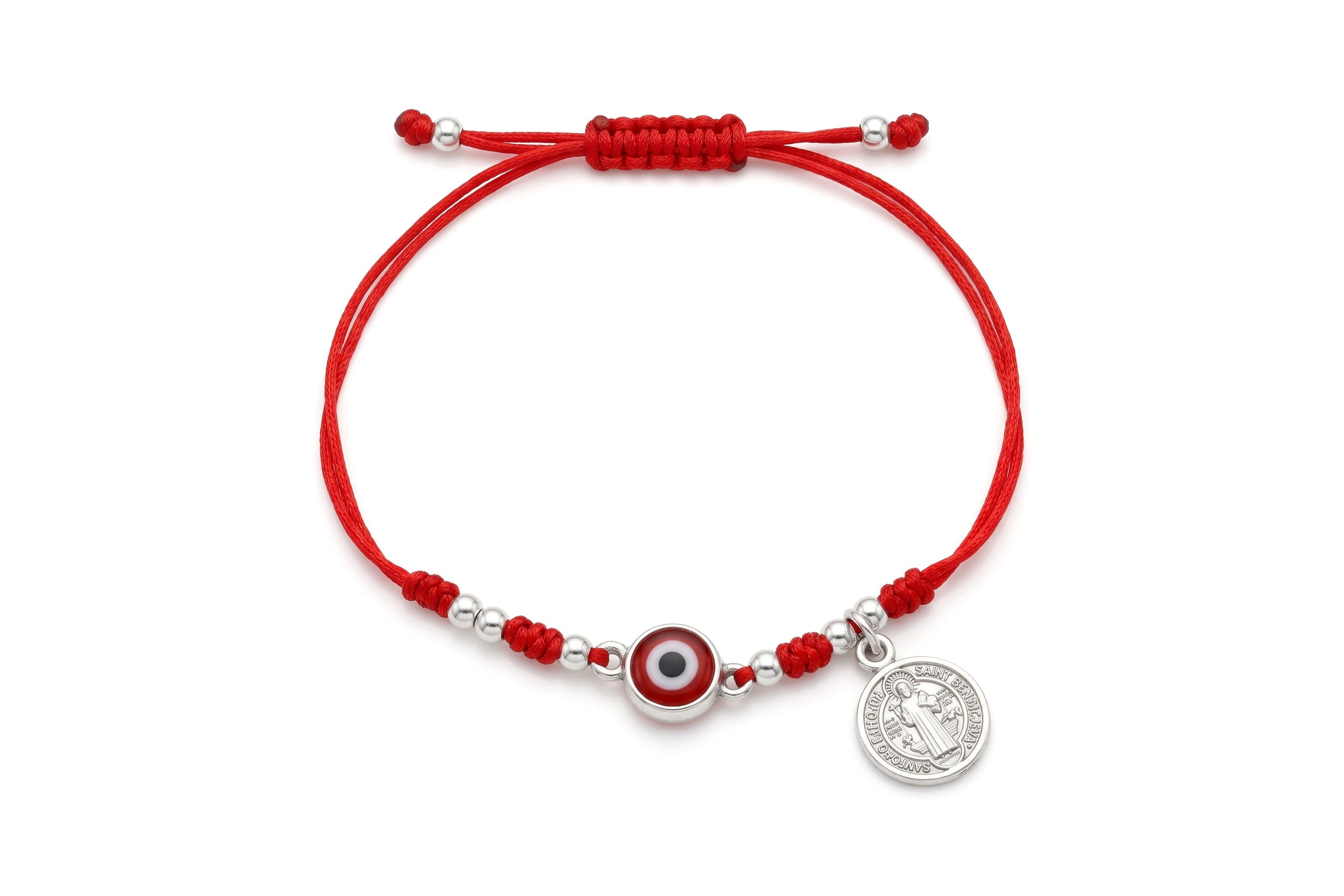 Pulsera Hilo Rojo, San Benito y Ojito Rojo