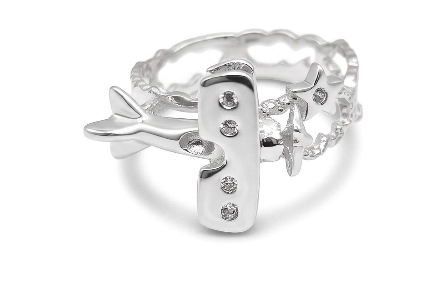 Anillo Avion y Estrellas