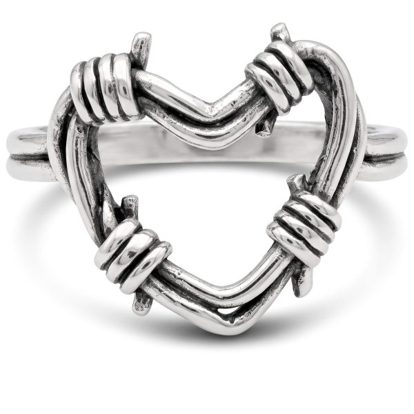 Anillo Corazon Puas Oxidado