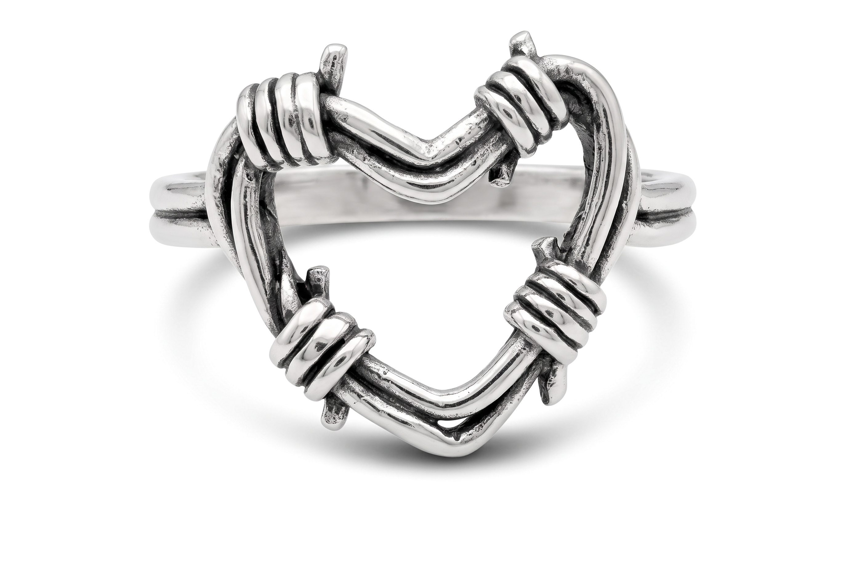 Anillo Corazon Puas Oxidado