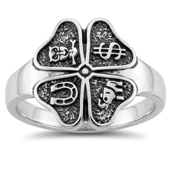 Anillo Trebol de la Suerte