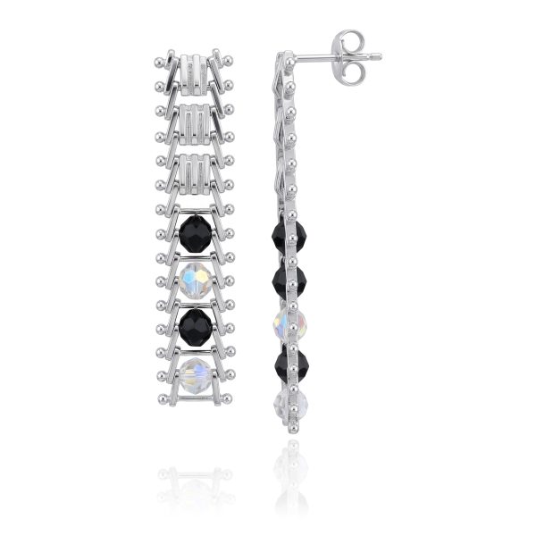 Aretes Escaleras Chaquiras