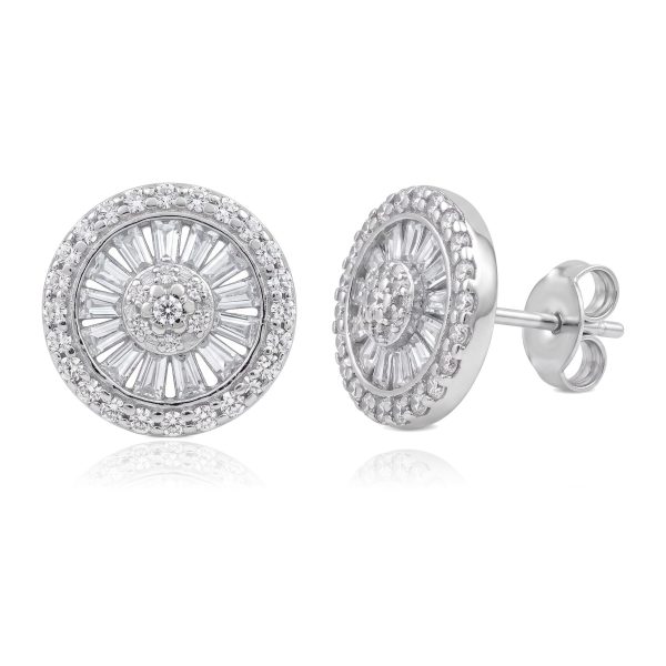 Aretes Círculos Zirconia y Microzirconia